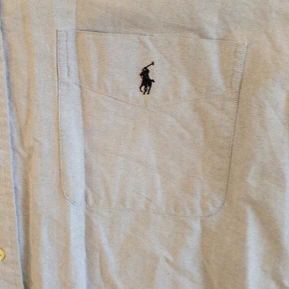 SOLD RALPH LAUREN BIG SHIRT 100% COTTON MENS CASUAL SHIRT LONG SLEEVE SOLD - Picture 5 of 6